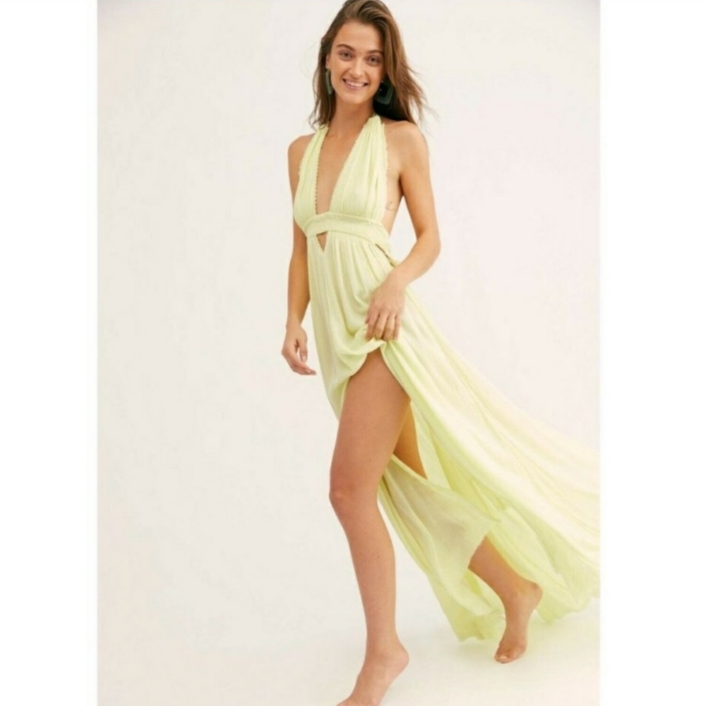 Free people look into the sun maxi